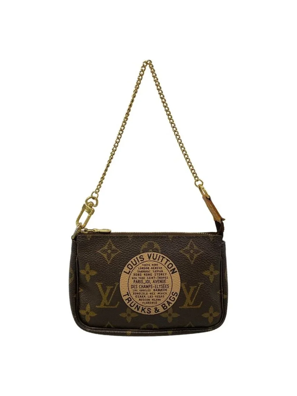 Louis Vuitton Handbag Monogram Mini Pochette Soirle T&b